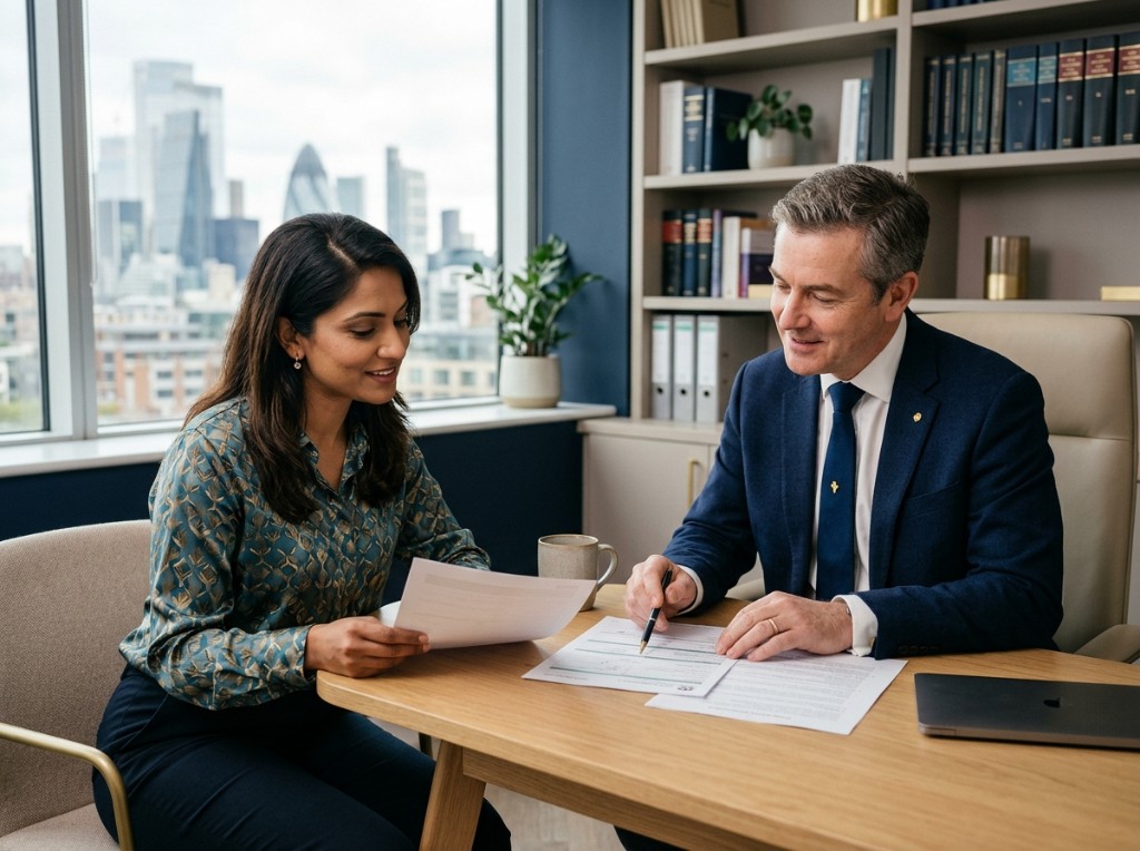 VC Legal UK immigration consultation — advisers reviewing client documents